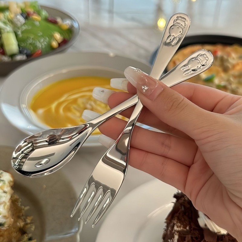 Baby Food Japan - Nouvelle cuillère et fourchette Miffy en