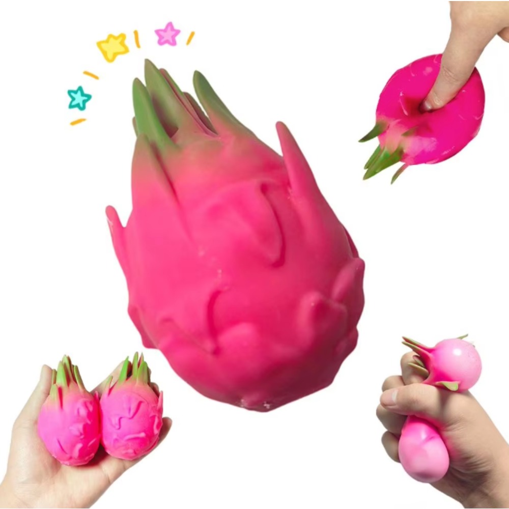 Baby Food Toy - Balle anti-stress Dragon Fruit, jouet sensoriel