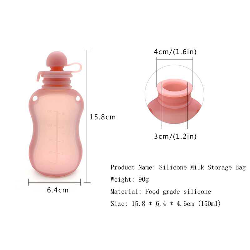 Sac de stockage de lait de 150 - Baby Food Reusable Pouches avis et prix