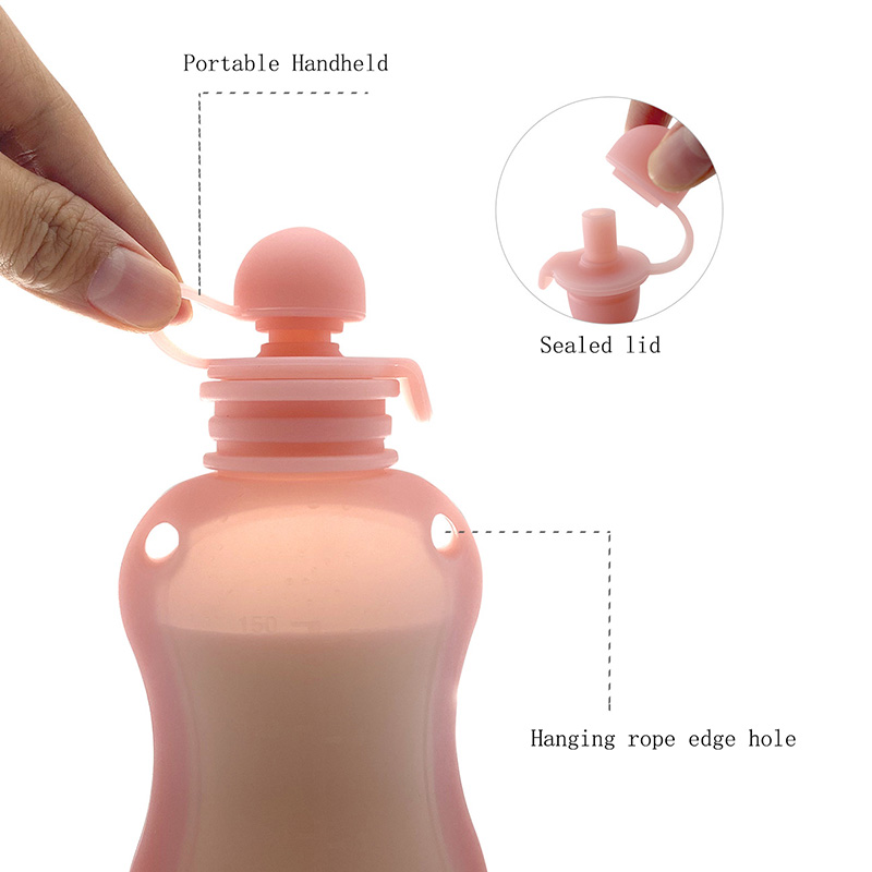 Sac de stockage de lait de 150 - Baby Food Reusable Pouches avis et prix