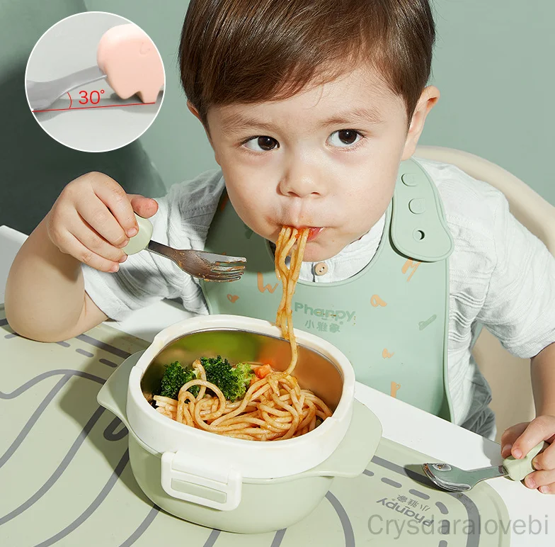 Ensemble fourchette et cuillèr - Baby Food Japan avis et prix