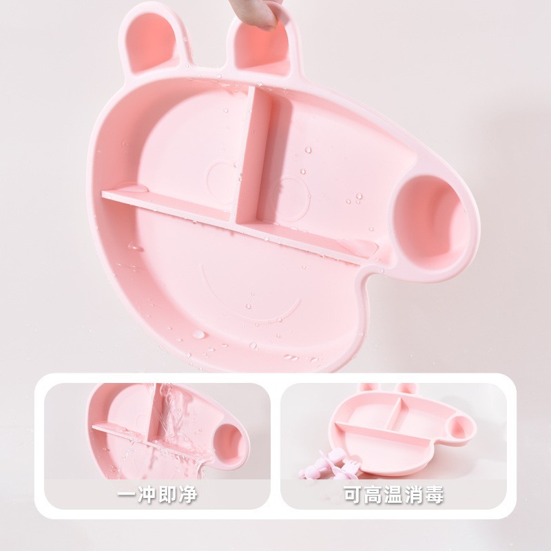Assiette divisée en silicone s - Plate Suction Toddler avis et prix