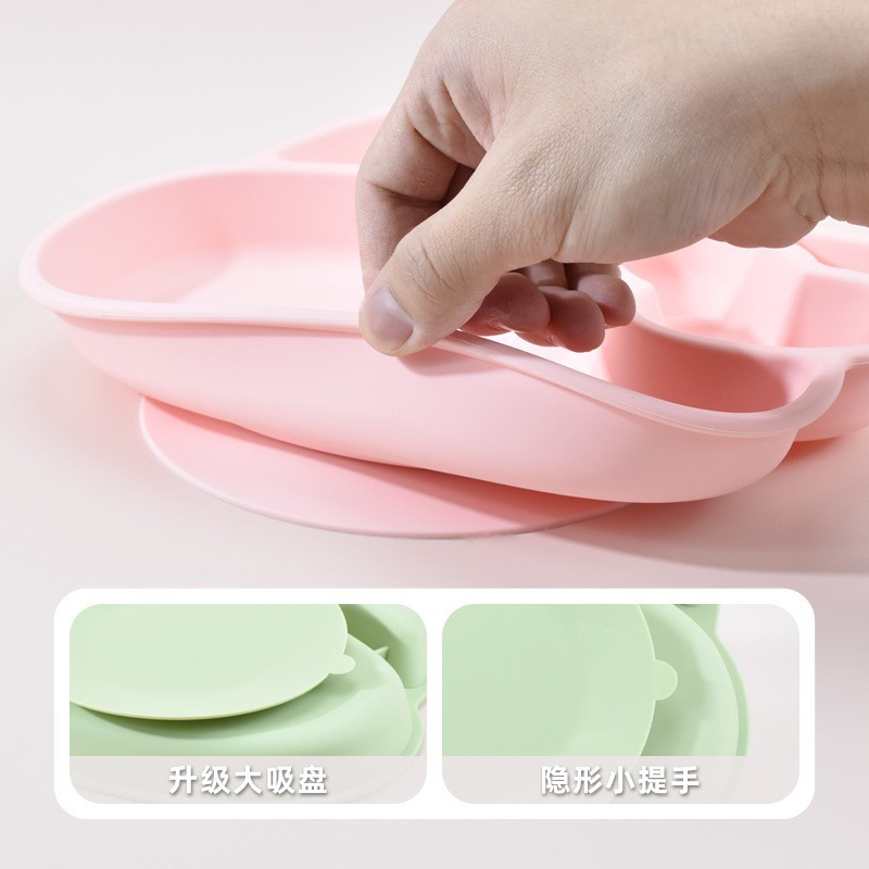 Assiette divisée en silicone s - Plate Suction Toddler avis et prix