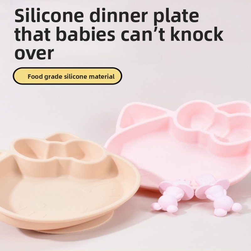 Assiette divisée en silicone s - Plate Suction Toddler avis et prix