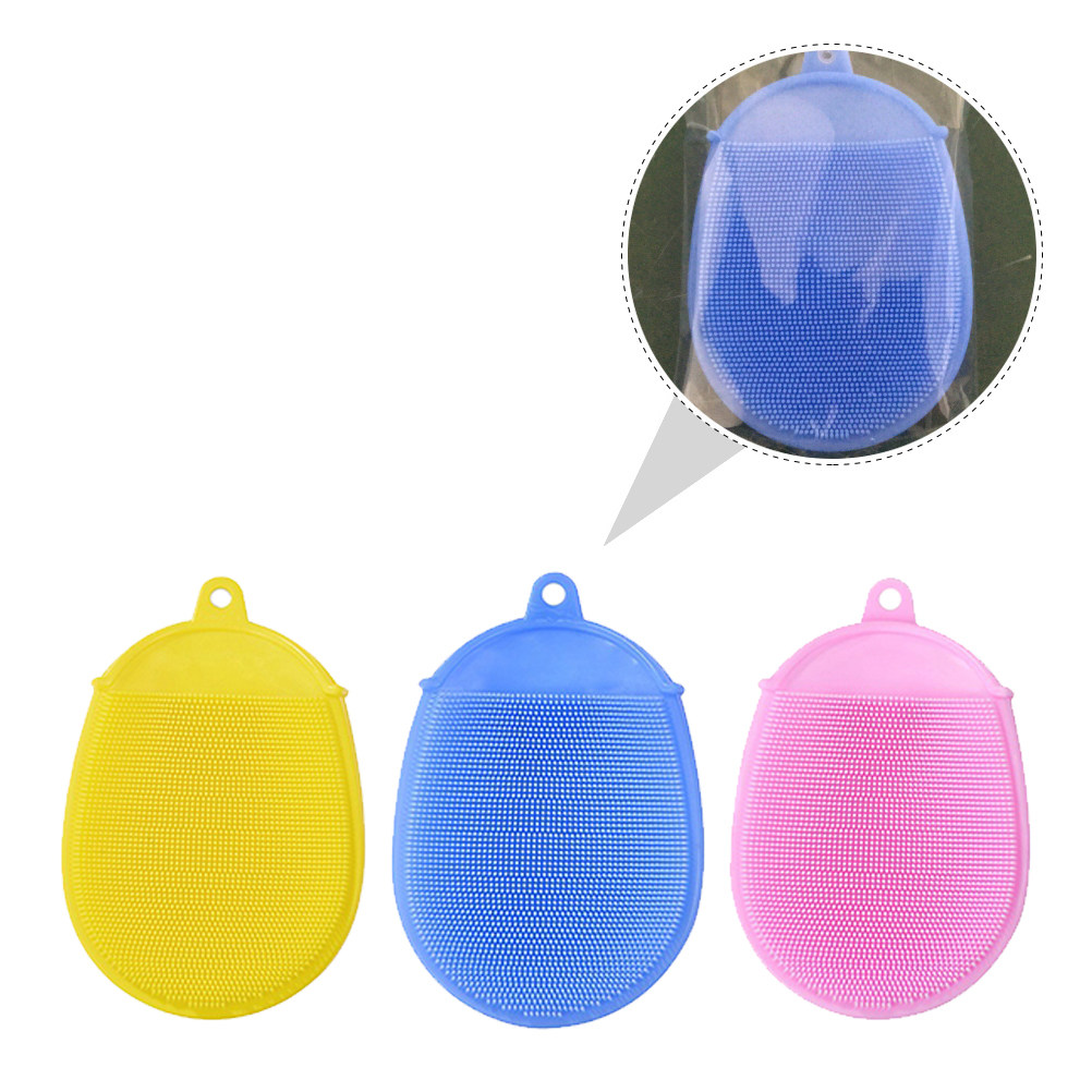 Lot de 3 brosses de bain en si - Dry Food Baby avis et prix