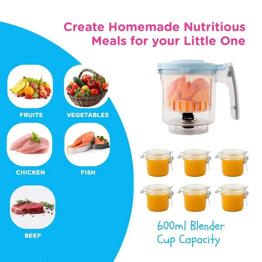 Robot culinaire vapeur rapide  - Baby Food Reusable Pouches avis et prix